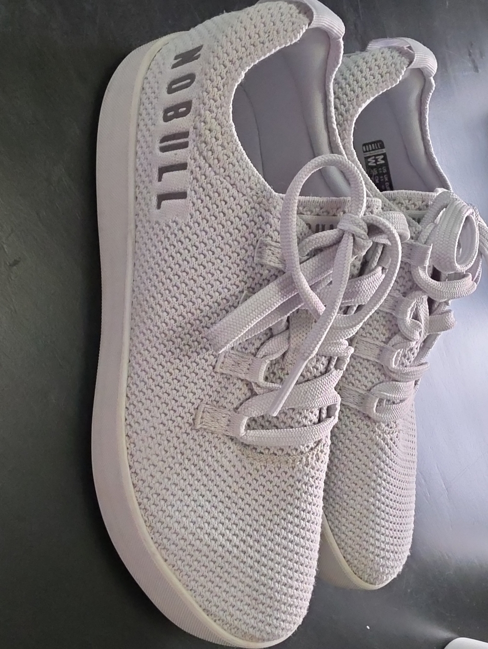 NOBULL Men's or Women's Recs Knit Trainer in Light Gray
